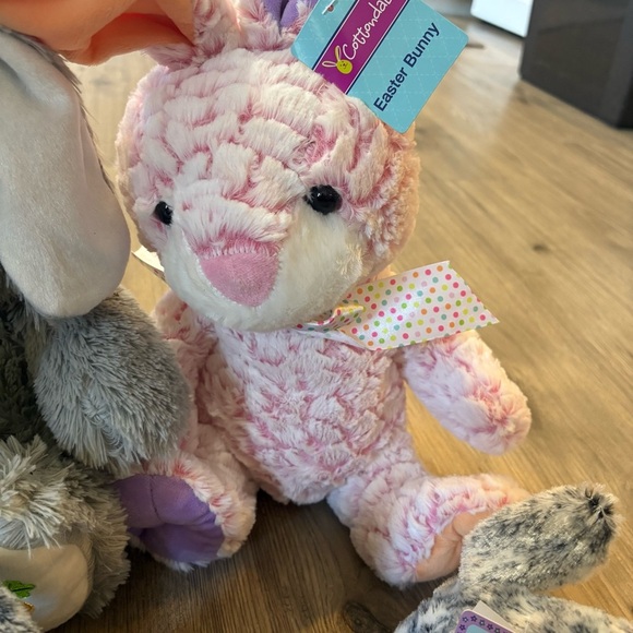 Easter Bunny Plush Lot Of 7 CVS Brand NWT Mixed Sizes Spring Lovey Cottondale - Picture 9 of 14